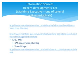 An Introduction to Maritime Search and Rescue | PDF