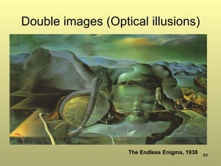 84
Double images (Optical illusions)
The Endless Enigma, 1938
 