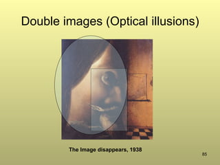 85
Double images (Optical illusions)
The Image disappears, 1938
 