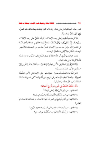 الدلائل الوفية في تحقيق عقيدة (النووي)؛ أسلفية أم خلفية