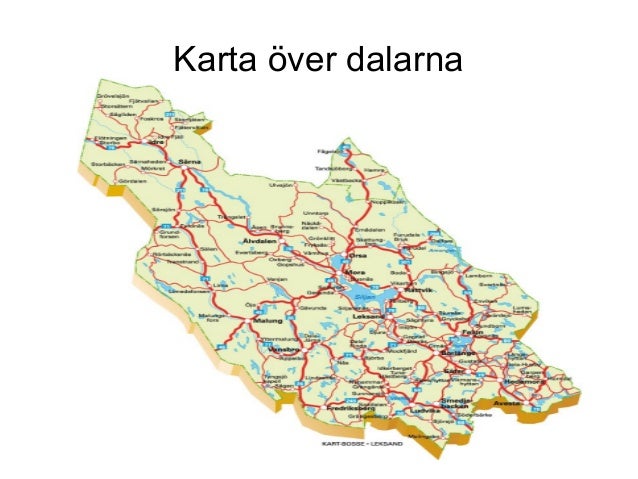 Dalarna Karta Dalarna