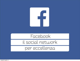 martedì 8 aprile 14
 