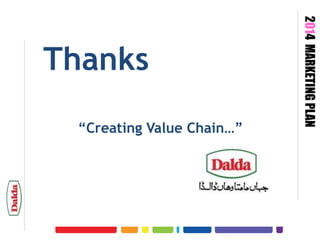 “Creating Value Chain…”

2014 MARKETING PLAN

Thanks

 