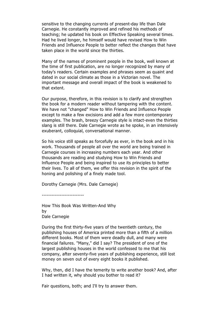 dale carnegie pdf how to win friends