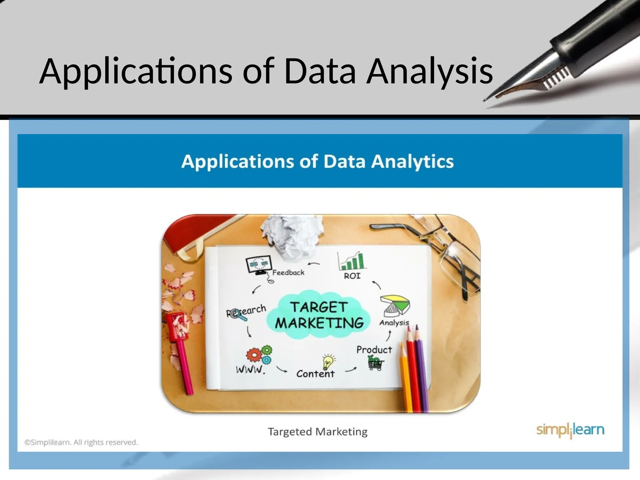 Applications of Data Analysis
 