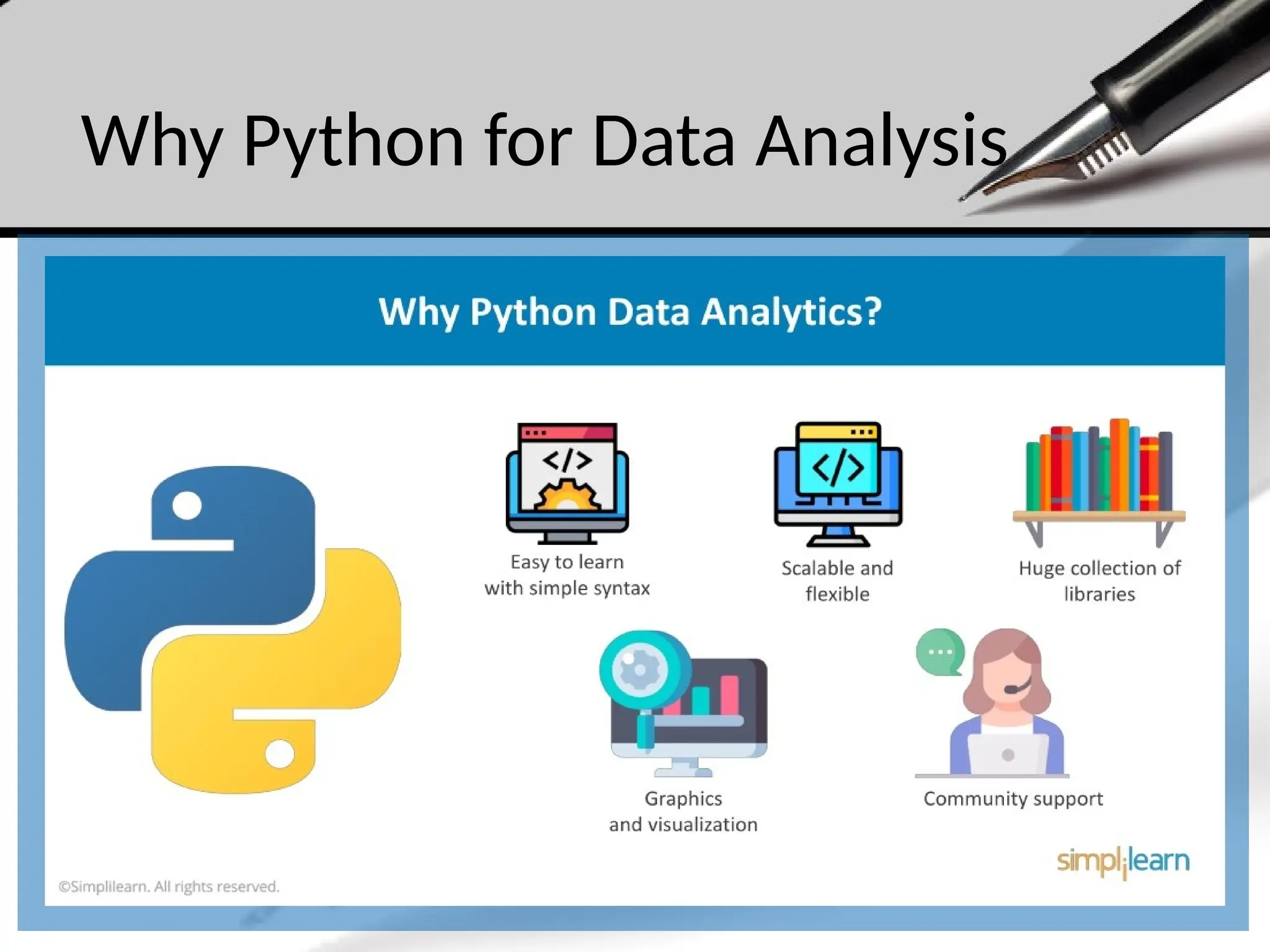 Why Python for Data Analysis
 