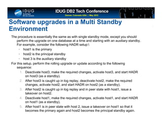 DB2 V 10 HADR Multiple Standby | PDF