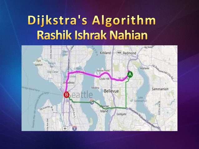 Dijkstra's Algorithm | PPTX | Computing | Technology & Computing