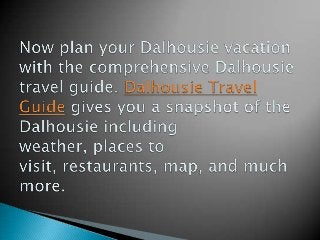 Dalhousie travel guide