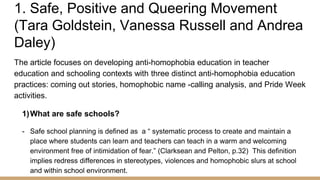 Dalia, bo &amp; heather—gender &amp; sexuality | PPT