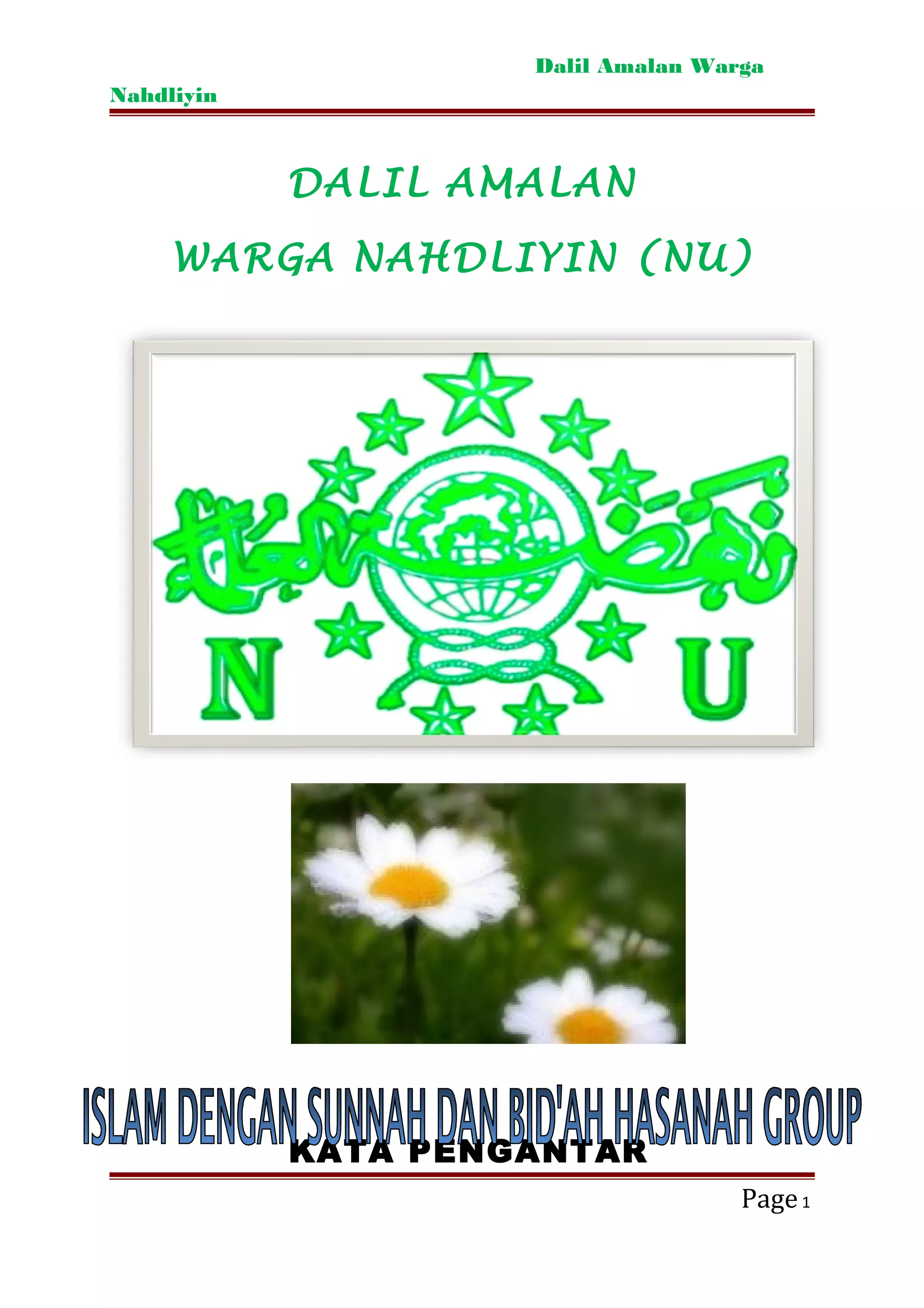 Dalil Dalil Amaliyah Nahdliyyin rmi project syndication - www.rmi-nu.or.id