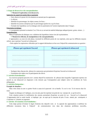 ا ا  ــــــــــــــــــــــــــــــــــــــــــــــــــــــــــــــــــــــــــــــــــــــــــــــــــــــــــــــــــــــــــــــــــــــــــــــــــــــــــــــــــــــــــــــــــــــــــــــــــــــــــــــــــ ا 
43 
1.5.3 . تساؤلات حول المفهوم : 
على مستوى المصطلح : · 
تعددت مصطلحاته : أقسام مشتركة، أقسام متعددة المستويات، أقسام متعددة البرامج، أقسام متعددة الدرجات، أقسام 
متعددة الأعمار، القسم الوحيد (يضم جميع مستويات المدرسة الابتدائية) ... الخ. 
فهل فعلا يتعلق الأمر بمفاهيم مختلفة، أم إنها وجوه لشيء واحد ؟ 
على مستوى المفهوم : · 
عندما نقولأقسام مشتركة، فكأننا نفترض ضمنيا وجود أقسام غير مشتركة أو أقسام وحيدة المستوى، وهذا غير صحيح. 
ولمزيد من التوضيح نقدم الجدول التالي الذي يحاول تقديم الإشكالات المرتبطة بواقع الممارسة : 
الأقسام غير المشتركة (المستقلة) الأقسام المشتركة 
تقارب أعمار المتعلمين الزمنية والعقلية تباعد أعمار المتعلمين الزمنية والعقلية 
تقارب نسبي لمستويات التحصيل الدراسي تباعد نسبي لمستويات التحصيل الدراسي 
برنامج ومقرر وكتاب مدرسي واحد برامج ومقررات وكتب مدرسية متعددة 
أنشطة وتمارين موحدة للتلاميذ أنشطة وتمارين مختلفة 
خطاب موحد من الأستاذ إلى مجموعة القسم خطاب موحد إلى كل مجموعة/قسم 
من خلال ملاحظة الجدول السابق يمكن أن نستنتج وجود اختلافات وفوارق بين نوعي الأقسام، لكنها تبقى كمية أكثر 
منها نوعية، فهي متواجدة حتى في الأقسام المسماة غير مشتركة؛ إن أعمار المتعلمين ومستويات تحصيلهم وإيقاعات تعلمهم 
،هي دائما مختلفة، فلا وجود لقسم منسجم كما سبقت الإشارة إلى ذلك، هذا وهم ينبغي استبعاده، إن جميع الأقسام تتطلب 
اعتماد البيداغوجيا الفارقية واحترام خصوصيات كل متعلم(ة) واعتماد طرائق تدريس حديثة. إن مكمن الخلل يوجد في كون 
بعض الممارسات لا تزال متمركزة حول المعلم والمعرفة، بدل خدمة الكفايات التي تم الحديث عنها في السابق. فالمشكل 
مطروح سواء تعلق الأمر بالأقسام المسماة مشتركة أو بالأقسام الأخرى؛ فالمناهج والمقررات والكتب المدرسية ينبغي 
إعدادها بشكل يستجيب لاختلاف حاجات المتعلمين؛ كما أن التدريس ينبغي أن يتمركز حول المتعلم ونشاطه الذاتي. 
من البديهي أن يستاء المدرس من التعامل مع الأقسام المشتركة، إذا كانت ممارساته تقوم على التلقين وإصدار 
الخطاب الوحيد إلى مجموعة من المتعلمين يفترض أنها منسجمة؛ وتوزيع البرامج والمعلومات المكثفة والمتنوعة في زمن محدود. 
فكيف إذن التوفيق بين هذه الإكراهات؟ 
لحل هذه المشكلة عملت البيداغوجية التقليدية على إنتاج مجوعة من التقنيات التي أثبتت عدم كفايتها، مثل المزاوجة 
بين الشفهي والكتابي، أو الانطلاق من جذع مشترك...الخ، لكن ظلت هذه التقنيات تنطلق من المسلمة القديمة الأستاذ مصدر 
المعرفة. فكيف إذن يمكن تقديم معارف مختلفة، لمستويات مختلفة، في الإطار الزمني المعتاد دون توفر زمن إضافي؟ 
خلافا لما سبق يمكن اعتبار الأقسام المشتركة اختيارا بيداغوجيا له مزاياه. 
2.5.3 . الأقسام المشتركة كاختيار بيداغوجي : 
إن مبدأ إلزامية وتعميم التعليم يفرض توفير مقعد دراسي لكل طفل(ة) بلغ سن التمدرس، وتقريب المؤسسات من 
المواطنين، وهذا ما أدى إلى بروز وانتشار هذا النوع من الأقسام خصوصا بالوسط القروي، وجعلنا في بعض الأحيان أمام 
مستويات دراسية تضم عددا محدودا من المتعلمات والمتعلمين، قد لا يتجاوز أربعة. إن هذا يقتضي فعلا ترشيدا للنفقات 
المرتبطة بالبنايات والموارد البشرية. لكن هذا لا ينبغي أن يحجب عنا كون هذه الوضعية يمكن أن تشكل امتيازا ينبغي 
استثماره إيجابيا. 
إن الأقسام المشتركة بالفعل اختيار تربوي لدى مجموعة من الدول، من بينها سويسرا، هولندا، أستراليا، كندا، 
نيوزيلندا، الدول الأسكندنافية، فرنسا والولايات المتحدة الأمريكية... الخ. كما أنها موجودة في قطاع التعليم العمومي والخصوصي. 
فما هي الأسباب التي تجعل بعض الدول، تفضل أحيانا العمل بالأقسام المشتركة، رغم توفر هذه الدول على 
الإمكانات المادية والبشرية لتفاديها؟ 
 