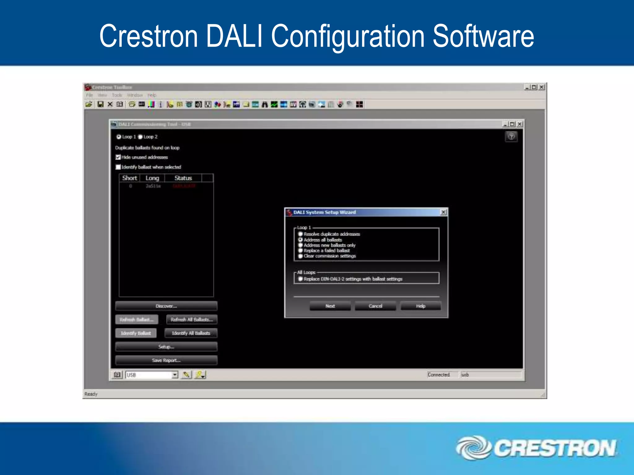 Crestron DALI Configuration Software
 