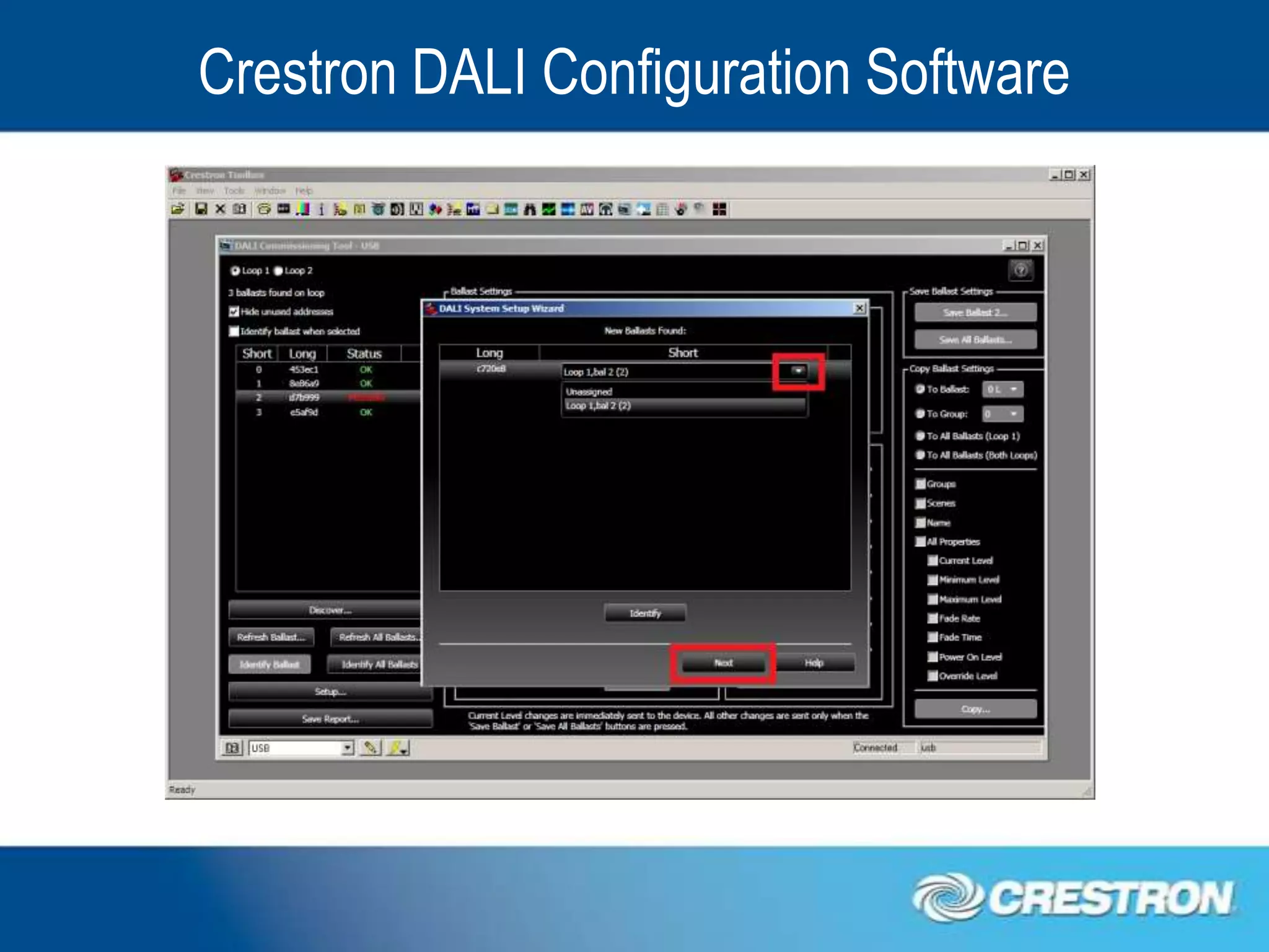Crestron DALI Configuration Software
 