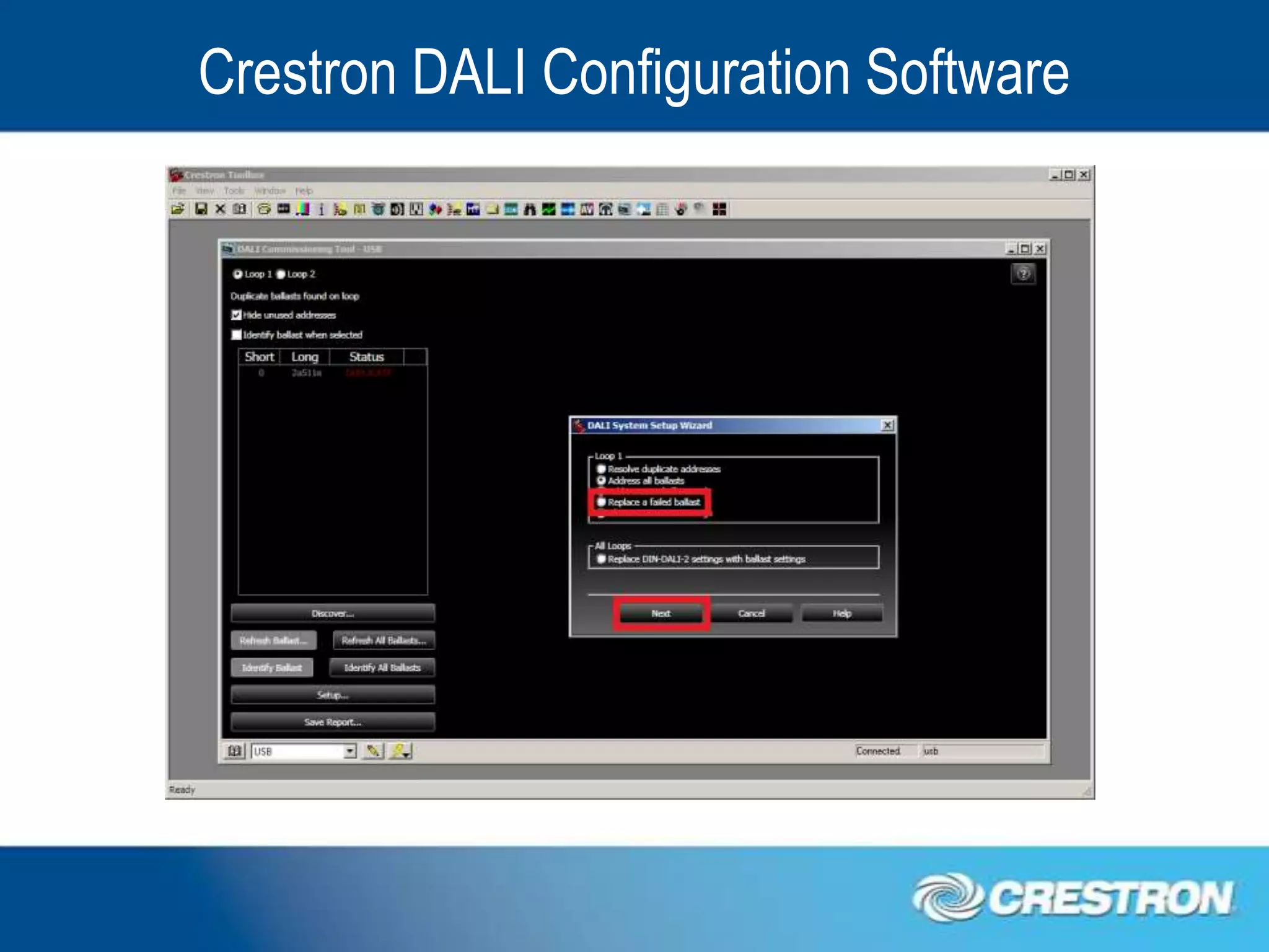 Crestron DALI Configuration Software
 