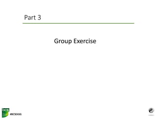 Part 3
Group Exercise
 