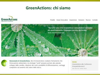 GreenActions: chi siamo<br />