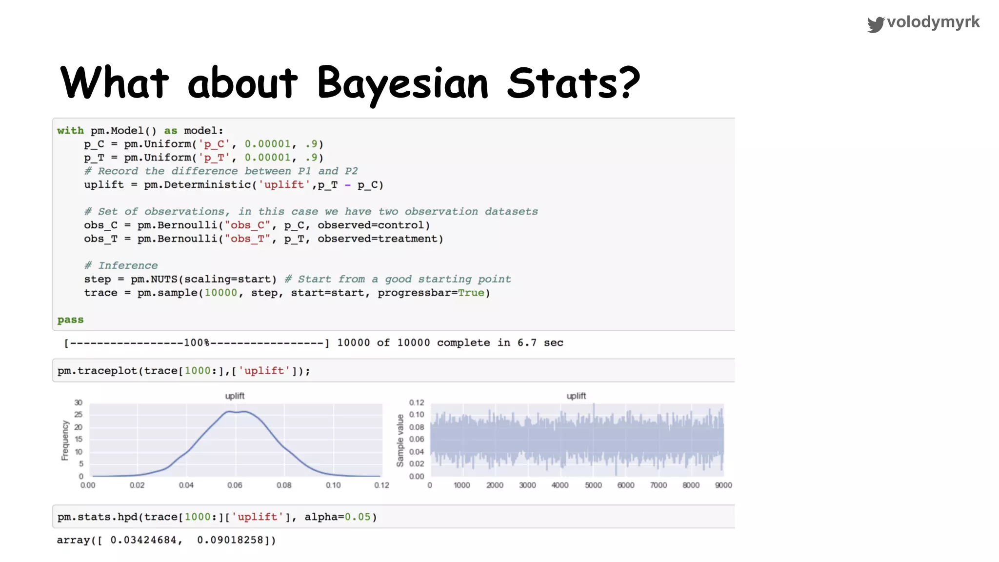 volodymyrk What about Bayesian Stats? 