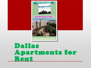 Dallas
Apartments for
Rent
 