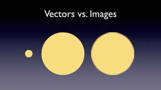 Vectors vs. Images
 