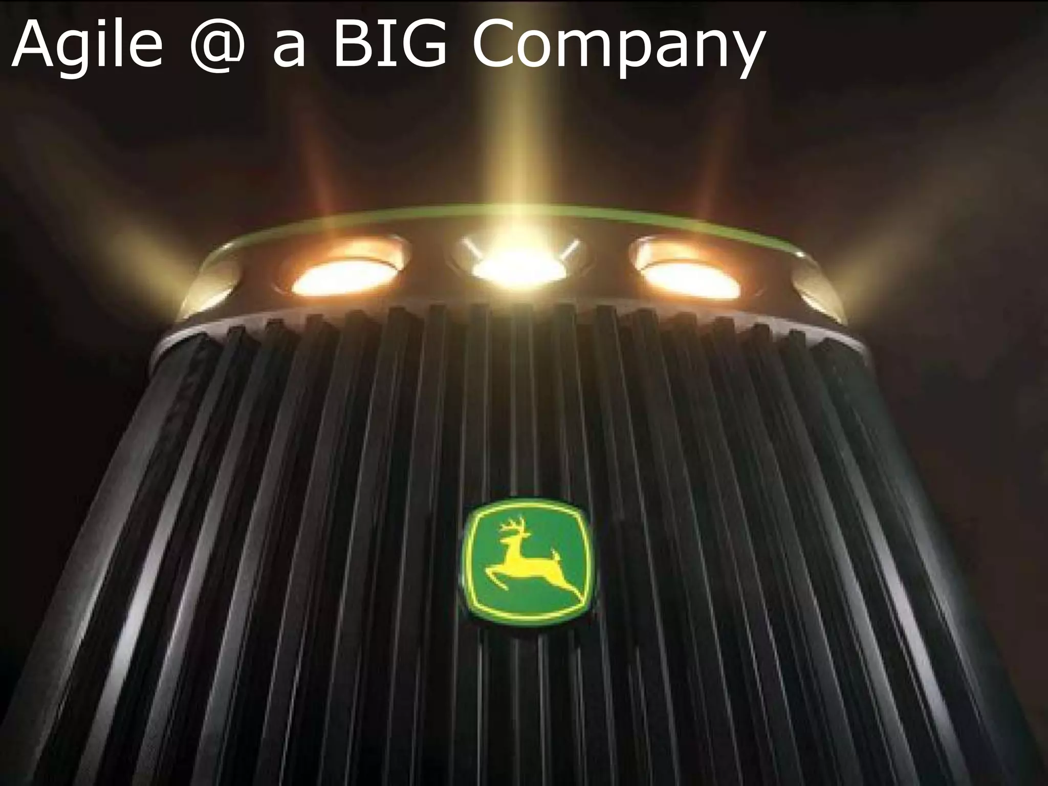 John Deere ISG Agile Update PPT