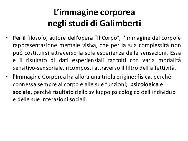 Dallo Schema Corporeo Al Vissuto Corporeo