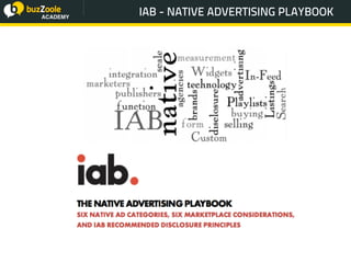 @perplessaMente
ACADEMY
IAB - NATIVE ADVERTISING PLAYBOOK
 