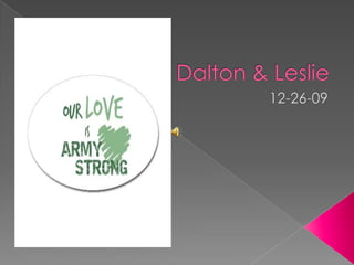 Dalton & Leslie 12-26-09 
