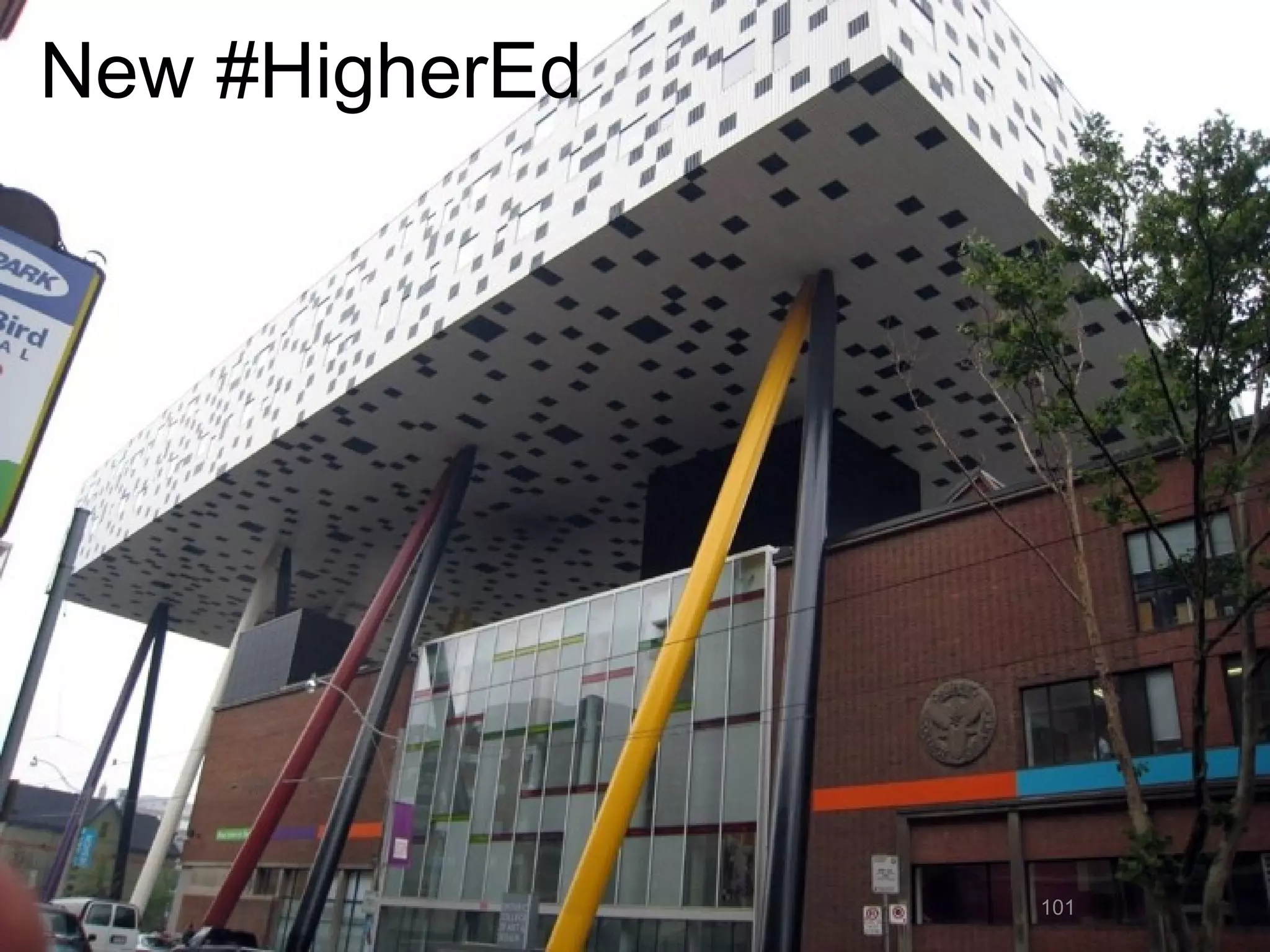 New #HigherEd




                101
 