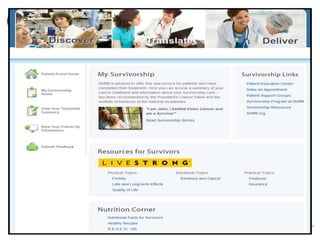 Core Data Aggregation andStorageSource SystemsSome representative examples of business level data domainsPatient Cohort ExamplesDemographicsCancer StageDiagnosisTreatmentLabsDrugsIntegrated Data WarehouseData Factory ImplementationData MappingData SourcingData ProfilingData ModelingData LinkageHRI Solution: 	               Conceptual ArchitectureFront EndInformation DeliveryNewly Diagnosed, Primary Pancreatic, having CEL File Cancer RegistryLabVantageCapstonePrimary Breast Cancer, Survival Time >30 months, Disease Stage 1-4, Diagnosed with Type 2 Diabetes, currently on Metaformin Female with myelodysplastic syndrome, currently taking vidaza as Ist course chemotherapy, initially diagnosed in 2007-2008CEL FilesGalvanon3M