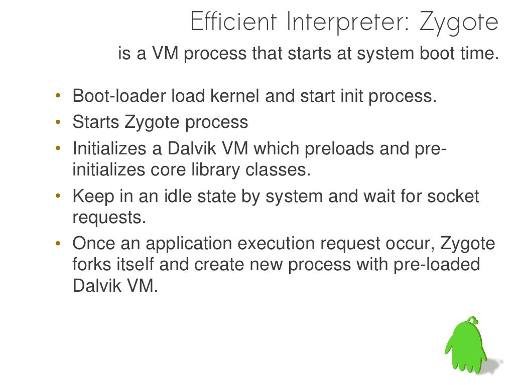Understanding the Dalvik Virtual Machine
