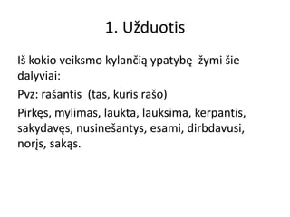 Dalyvis | PPT