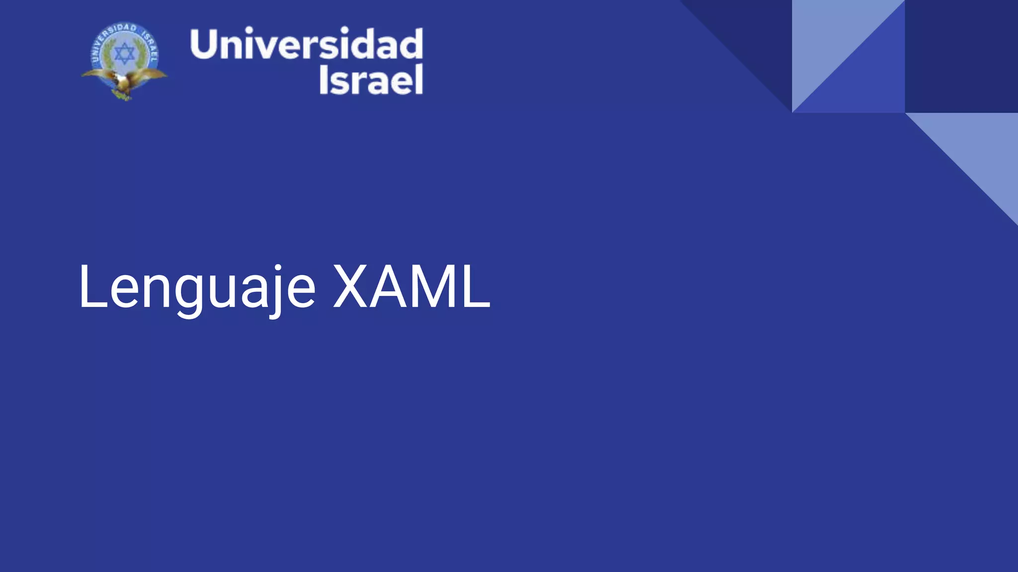 Lenguaje XAML
 