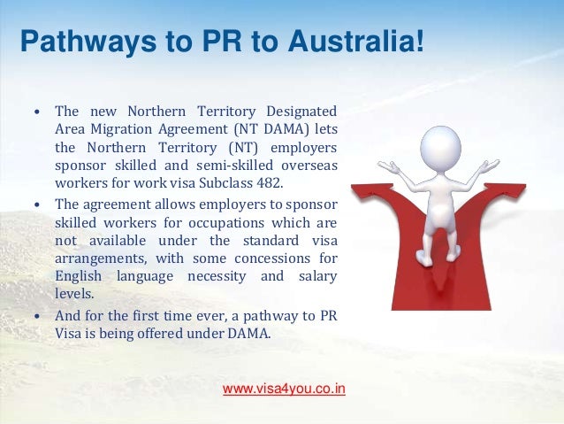 Dama Australia Occupation List 2019