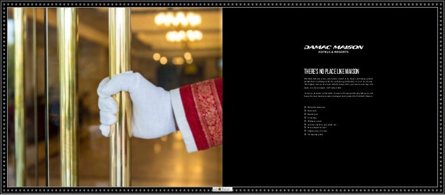 THERE’SNOPLACELIKEMAISON
DAMAC Maison is the only luxury brand of its kind, combining opulent
architecture and design with the welcoming informality of your own home.
The highest service levels are artfully fused with a personal touch that will
make you feel uniquely well looked after.
Towers A, B and D at DAMAC Towers by Paramount Hotels & Resorts will
house the most luxurious suites, managed and operated by DAMAC Maison.
I Fully-fitted kitchen
I Kids club
I Rental pool
I Concierge
I Wellness centre
I 24-hour check in and check out
I Personalised services
I Children stay for free
I No tipping policy
https://dxboffplan.com/fa/properties/damac-towers-by-paramount-hotels-resorts/
 