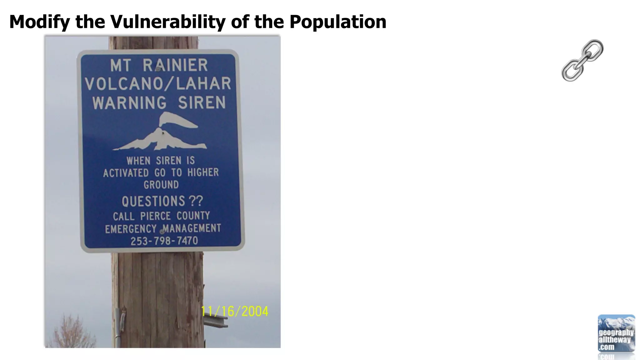 Modify the Vulnerability of the Population
 