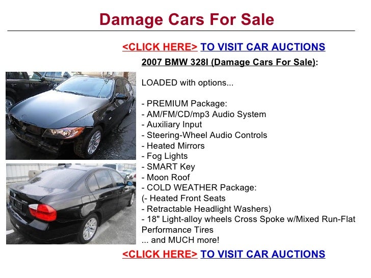Damage Cars For Sale