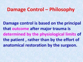 Damage Control Resuscitation. | PPTX