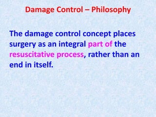 Damage Control Resuscitation. | PPTX
