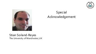 Special
Acknowledgement
Stian Soiland-Reyes
The University of Manchester, UK
 