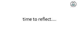 time to reflect….
 