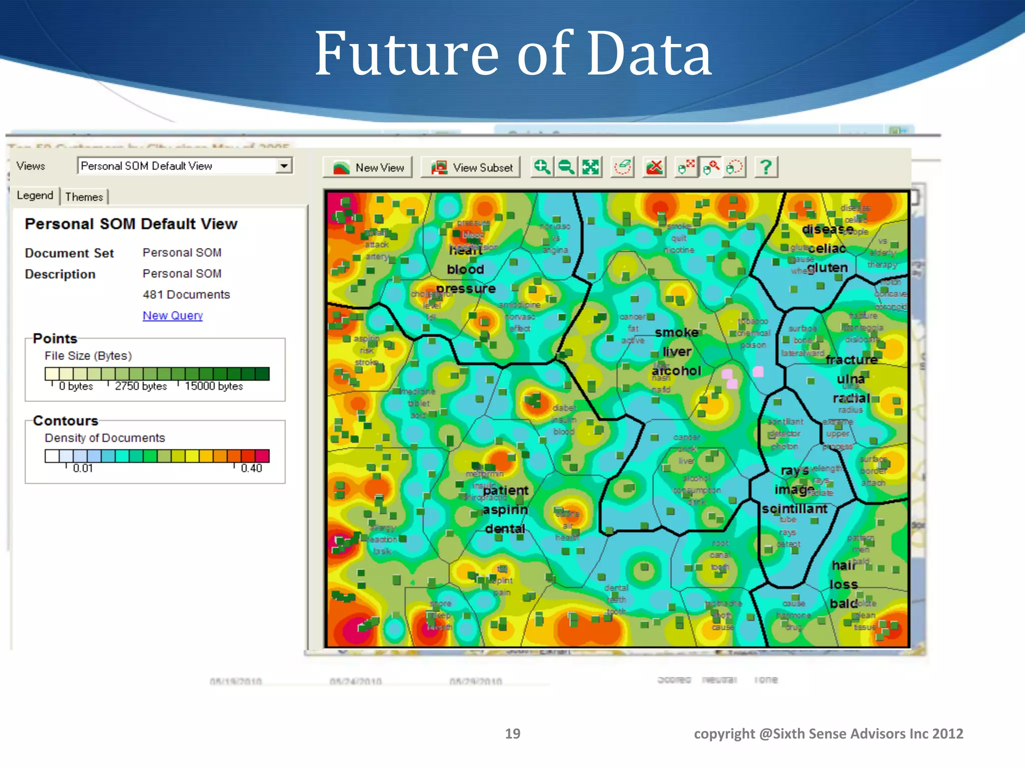 Future	
  of	
  Data	
  




           19	
       copyright	
  @Sixth	
  Sense	
  Advisors	
  Inc	
  2012	
  
 