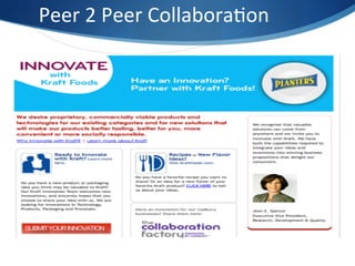 Peer	
  2	
  Peer	
  Collabora1on	
  
 