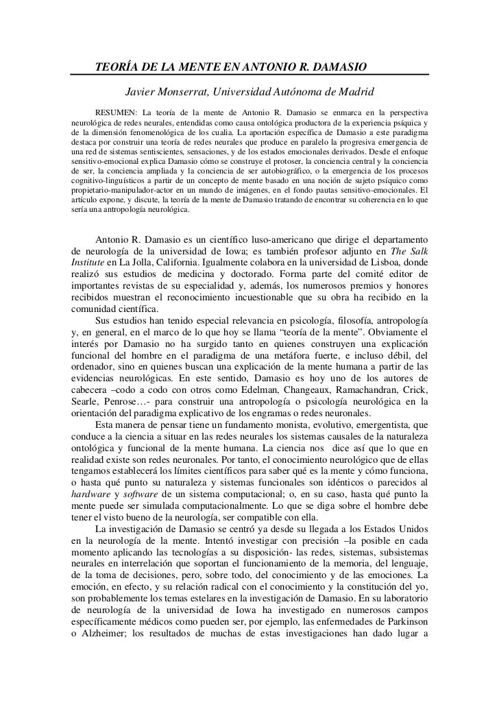 an analysis of damasios view of descartes error Best known for his widely read books on the connection between the brain and the body—descartes’ error, view, such instinctual to the damasios at the pied. an analysis of damasios view of descartes error Best known for his widely read books on the connection between the brain and the body—descartes’ error, view, such instinctual to the damasios at the pied.
