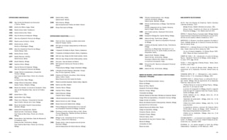 exposiCiones inDiviDuales                                      2005   Galería aritza. Bilbao.                                      1996     Pintores Contemporáneos. coín. málaga.                     biblioGRaFÍa seleCCionaDa
                                                                      Galería xanon. madrid.                                                colección del ateneo. málaga.
                                                                                                                                            Galería Harpe. marbella. málaga.
1962   sala de arte del ministerio de información              2006   taller Gravura. málaga.                                                                                                          aa.VV.: Gran Enciclopedia de Andalucía. sevilla, ediciones
       y turismo. tetuán.                                                                                                          1998     Pintura Contemporánea en Málaga. sala alameda.             culturales andaluzas, 1979.
                                                                      sala de exposiciones puertas de castilla. murcia.
                                                                                                                                            málaga.
1963   Galería aux Belles images. rabat.                       2007   museo municipal de málaga                                             Artistas malagueños de hoy. dresde. alemania.                  Málaga-Picasso. madrid, ministerio de cultura, 1981.
                                                                                                                                            Galería chagall. mieres. asturias.                             Dámaso Ruano. cuadernos de cultura de la diputación
1965   Galería Venice cadre. casablanca.
                                                                                                                                                                                                           provincial de málaga, n° 44, febrero-marzo de 1975.
                                                                                                                                   1999     Una mirada colectiva. diputación provincial de
1966   Galería extreme asie. rabat.
                                                                                                                                            málaga.                                                    areÁn, c.: Dámaso Ruano y el paisaje-objeto. málaga, sala de
1970   caja de ahorros de antequera. málaga.                   exposiCiones ColeCtivas (selección)                                 2000     Grabadores Malagueños. Galería reding. málaga.             exposiciones de la caja de ahorros de antequera, junio de 1970.
                                                                                                                                                                                                       30 años de arte español. madrid, Guadarrama, 1972.
1971   sala de la diputación provincial de málaga.                                                                                 2001     Galería art Gea. torremolinos. málaga.
                                                               1963   Salón de Otoño. academia de Bellas artes santa                        Feria de arco’01. stand de la diputación provincial        arósteGui, a.:Pintores y escultores españoles vinculados a
1972   Galería juana de aizpuru. sevilla.
                                                                      isabel de Hungría. sevilla.                                           de málaga.                                                 Ceuta. catálogo editado por la dirección provincial del minis-
1973   Galería damas. sevilla.                                                                                                                                                                         terio de cultura, ceuta.
                                                               1965   xxV salón de artistas independientes de marruecos.           2002     colectiva de navidad. Galería art Gea. torremolinos.
       Galería La mandrágora. málaga.                                                                                                       málaga.
                                                                      casablanca.                                                                                                                      BarceLó, r. j.:«dámaso ruano en la sala de cultura espa-
1975   sala de la diputación provincial de málaga.                                                                                          Andalucía y la Modernidad. Del Equipo 57 a la              ñola». tetuán, Diario de África, febrero de 1964.
       Galería atalaya. Gijón.                                 1966   i exposición de artistas de tetuán. tetuán y casablanca.              Generación de los 70. centro andaluz de arte con-              «La luz y el espacio sosegados». en Dámaso Ruano 1995-
                                                                                                                                            temporáneo. sevilla.
1976   Galería damas. sevilla.                                 1967   ii exposición de artistas de tetuán. tetuán y casablanca.                                                                            2001, museo de ceuta, noviembre 2001.
                                                                                                                                   2003     Galería silvart. marbella. málaga.
1977   Galería manuela. córdoba.                               1968   salón de mayo. museo de arte contemporáneo. sevilla.                                                                             caBra de Luna, j. m.: «introducción a la obra de dámaso
                                                                                                                                            Galería art Gea. torremolinos. málaga.
                                                                                                                                                                                                       ruano». diputación provincial de málaga, revista Jábega, nº
       Galería dacha. Bilbao.                                  1969   salón de mayo. museo de arte contemporáneo. sevilla.                  Homenaje a Manolo Alés. museo cruz Herrera.                9, marzo 1975, págs. 62-65.
1978   Galería malacke. málaga.                                1971   Arte joven. sala del ateneo de madrid.                                La Línea de la concepción. cádiz.
                                                                                                                                                                                                       caLVo, j.: «doce preguntas a dámaso ruano». tetuán, Diario
1987   colectivo palmo. málaga.                                1972   xxii exposición nacional de pintores de África.              2004     Feria de arco’04. stand de la diputación provincial        de África, enero 1963.
                                                                      madrid.                                                               de málaga.
1991   caja de ahorros de antequera. málaga.                          pintura actual en málaga. colegio universitario. málaga.                                                                         caLVo, j. m.: La obra de Dámaso Ruano. málaga, sala de
       sala de la diputación provincial de málaga.                                                                                 2005     Galería art Gea. torremolinos. málaga.
                                                                                                                                                                                                       exposiciones de la diputación provincial, febrero-marzo de
                                                               1973   ii muestra de artes plásticas. Baracaldo. Vizcaya.                                                                               1975.
1993   colegio oficial de aparejadores y arquitectos                  Diez Pintores Españoles. sevilla.
       técnicos. málaga.                                                                                                                                                                               carmona mato, mª. j.: «retrospectiva y obra reciente».
                                                               1976   colectiva de pintores y escultores. oliver dowling           obRas en museos, ColeCCiones e instituCiones
       casa Fuerte de Bezmiliana. rincón de la Victoria.                                                                           públiCas y pRivaDas                                                 Boletín de Arte, nº 12, universidad de málaga, 1991.
                                                                      Gallery. dublín. irlanda.
       málaga.
                                                                      Bienal nacional de arte ciudad de oviedo.                                                                                        castaÑos aLÉs, e.: Dámaso Ruano. La estilización del pai-
       La sala de arte. nerja. málaga.
                                                                                                                                   museo de arte abstracto español. cuenca.                            saje interior. málaga, sala de exposiciones de la diputación
                                                               1977   dibujos de pintores españoles. Galería carteia. algeciras.                                                                       provincial, mayo-junio de 1991.
1995   colegio oficial de arquitectos. málaga.
                                                                                                                                   museo de málaga.
       Galería tudores. marbella. málaga.                      1978   Galería juan mas. madrid.                                                                                                            «plenitud formal en la obra de dámaso ruano». málaga,
                                                                                                                                   museo de África. madrid.
                                                                                                                                                                                                           diario Sur, 21 de marzo de 1995.
1996   museo cruz Herrera. La Línea de la concepción. cádiz.   1979   colectivo palmo. málaga.                                     diputación provincial de málaga.
                                                                                                                                                                                                           La pintura de vanguardia en Málaga durante la segunda
       sala de arte pescadería Vieja. jerez de la Frontera.    1980   colectivo palmo. málaga.                                     colección unicaja. málaga.                                              mitad del siglo XX. Fundación pablo ruiz picasso, ayunta-
       cádiz.
                                                               1981   Galería manuela. málaga.                                     universidad de málaga.                                                  miento de málaga, 1995.
1997   Galería Benot. cádiz.                                                                                                                                                                               «tersos destellos de luz». málaga, diario Sur, 26 de
                                                                      colectivo palmo. málaga.                                     dirección General de informática. ministerio de Hacienda. madrid.
1998   Galería marín Galy. málaga.                                                                                                                                                                         diciembre de 1998.
                                                               1986   i Bienal iberoamericana de arte seriado. sevilla.            colegio oficial de aparejadores y arquitectos técnicos. málaga.
                                                                                                                                                                                                           «Geometría del sentimiento». málaga, diario Sur, 12 de
1999   palacio de la madraza. universidad de Granada.                                                                              colegio cerrado de calderón.
                                                               1988   Galería carmen de julián. málaga.                                                                                                    octubre de 2000.
       sala el portón. alhaurín de la torre. málaga.                                                                               museo del Grabado español contemporáneo. marbella. málaga.              «crítica de la razón poética». málaga, diario Sur, 12 de
                                                               1990   museo provincial de Bellas artes. málaga.
2000   museo del Grabado español contemporáneo.                                                                                    ayuntamiento de torremolinos.                                           marzo de 2001.
       marbella. málaga.                                       1991   pintura malagueña contemporánea en la colección              instituto nacional de Bellas artes. tetuán.                             La experiencia artística y personal del Colectivo Palmo
                                                                      de la diputación provincial de málaga. itinerante.                                                                                   (1978-1987). museo de málaga, 2006. [también en
2001   Galería arte contemporáneo. madrid.                                                                                         colegio de arquitectos. málaga.
                                                               1992   Homenaje al pintor marroquí Abel-La-Fajar. tetuán.                                                                                   http://www.enriquecastanos.com/palmo.htm].
       Galería art Gea. torremolinos. málaga.                                                                                      Fundación allende. Zamora.
                                                                      Pintores Malagueños. pabellón del reino de marrue-                                                                                   «poética de los materiales». málaga, diario Sur, 9 de
       casa Fuerte de Bezmiliana. rincón de la Victoria.                                                                           Fundación picasso. málaga.
                                                                      cos. expo’92. sevilla.                                                                                                               marzo de 2007.
       málaga.
                                                                                                                                   colección cepsa. cádiz.
                                                               1993   Málaga en Aix. universidad de aix-en provence,                                                                                   coLoma martín, i.: «La renovación de la plástica malagueña
2004   Galería Benot. sala paréntesis. salas del Baluarte de                                                                       ayuntamiento de jerez de la Frontera. cádiz.
       la candelaria. cádiz.                                          Francia, y marina smir, marruecos.                                                                                               actual». en Málaga y su provincia, editorial andalucía de edi-
                                                                                                                                   ateneo de málaga.                                                   ciones anel, s.a., Granada, 1984.
       Galería art Gea. torremolinos. málaga.                  1995   Paisaje Interior. sala de exposiciones del archivo
       casa Fuerte de Bezmiliana. rincón de la Victoria.              municipal. málaga.                                           universidad de cádiz.
                                                                                                                                                                                                       dyVorne, d.: «un peintre espagnol au salon des artistes
       málaga.                                                        sala de exposiciones del palacio miramar. málaga.            museo de ceuta.                                                     independants». casablanca, Le Petit Marocain, 1965.



124                                                                                                                                                                                                                                                               125
 