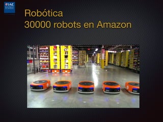 Robótica 

30000 robots en Amazon
 