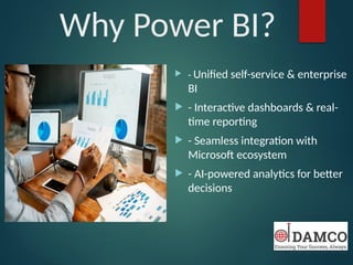 Make Data-Driven Decisions with Power BI Consulting Services | PPTX