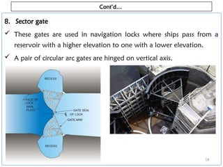 Sector Gate Examples hydraulic structure -two -Chapter 4.pptx