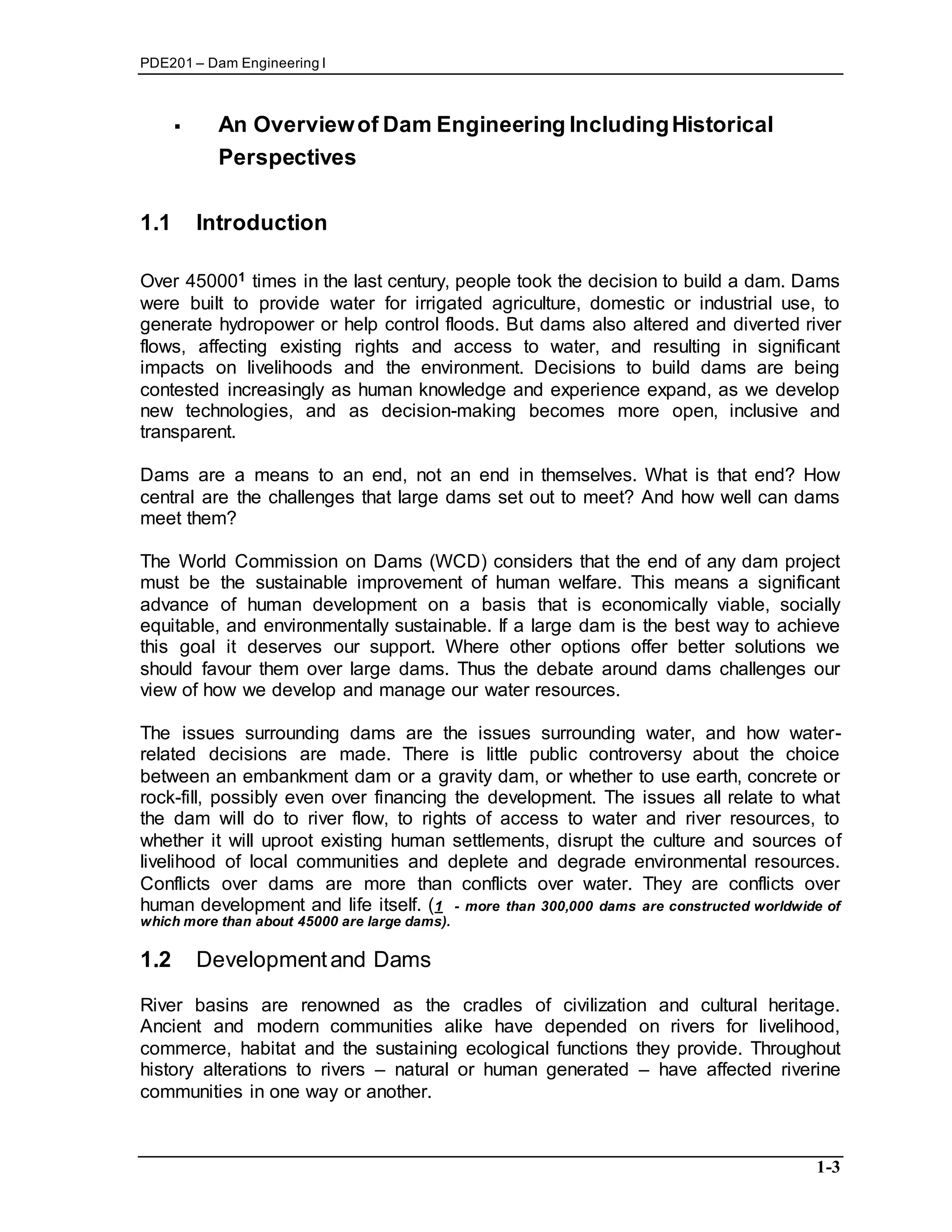 Dam engineering i 1 | DOC