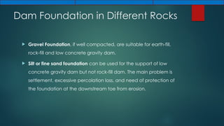 Dam Foundation ppt in Aligarh Muslim University | PPTX
